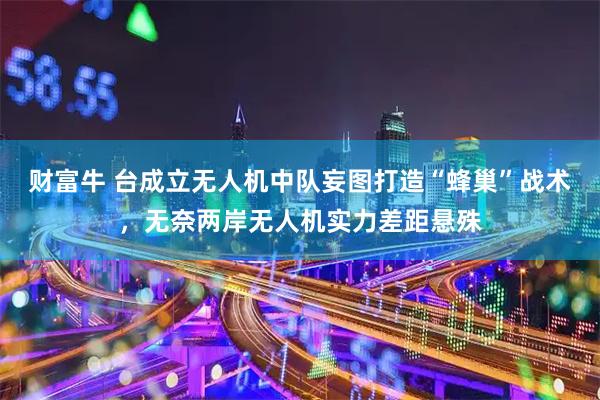 财富牛 台成立无人机中队妄图打造“蜂巢”战术，无奈两岸无人机实力差距悬殊